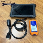 자동차 진단 스캐너 농업 건설 장비 도구, EDL V2 키트, Xplore 태블릿, cf19 노트북용 EDL V2 No software : 가는거야