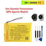 호환 가민 Forerunner GPS 스포츠 워치용 교체 배터리 361-00086-11 180mAh 도구 : 메가캠프