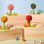스칸디아모스 편백나무 화분 가습기 만들기 diy 실내공기정화식물 : 릴리몰리