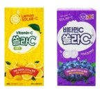 비타민씨 쏠라씨 빨아먹는비타민C 고려은단 레몬맛 블루베리맛 80정 : 블레스트리