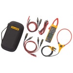 Fluke 393FC 클램프 미터 및 태양광 테스트 리드 키트 CAT III 1500V IP54 등급 DC 전력 측정 Connect 소프트웨어 18인치 iFlex MC4... 