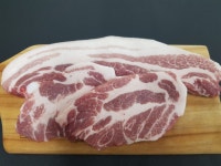 고기공작소 지리산흑돼지 구이용2인세트(오겹살+목살) 500g : 고기 공작소