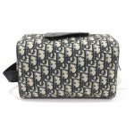 Dior(크리스챤디올) 2ADCA418YKY_27EU 블루 오블리크 자카드 링고 토일레트리 파우치 : 은평중고명품