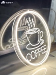 커피 네온 사인 카페 조명 LED 램프 간판 레스토랑 인테리어 싸인 : 엑시스토어2