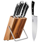 Aicok KF-F8004-6 고품질 나무 칼 블록 칼 세트 주방 신혼 다양한 요리 부엌칼 5개 나무 블록 1개 : onesoul