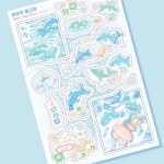 [디어마이하]행운의 돌고래 씰스티커 다꾸스티커 : 일리상점