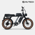 AU테크 엑스트랙 몬스터B 레트로 팻바이크 500W 자토바이 전기자전거 36V10Ah : 바이크셀링