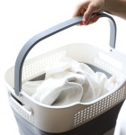 접이식 빨래바구니 대형 세탁 바구니 다용도 보관함 : 에코유니