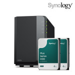 시놀로지 DS224+NAS 2베이 8TB[4TBx2] 정품 HDD HAT3300 포함 : 시놀로지공식파트너