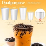 2롤 컵 밀봉 필름 투명 컵 실러 필름 90105mm 6400컵 버블 티 실러 필름 Pp 플라스틱 및 종이컵 버블 티 밀봉 기계용 : 두유원트몰