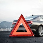 차량용 싸인보드 삼각 경고 표지판 비상주차 경광복 : 칸트 디자인