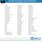 Comply 175010111 아이솔레이션 소음 제거 메모리 폼 이어폰 팁 Anker Soundbuds KZ ZST SoundPEATS Q30 Symphonized NRG 30 및... 