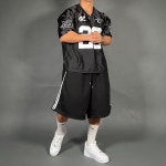 NO,23 메탈 메쉬 럭비져지 오버핏반팔티 짐웨어오버핏 : 바모스피지컬