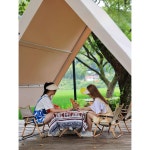 방가로 캠핑 원두막 몽골식 여행 경로당 테라스 조립식 천막 바베큐장 펜션 : PK플러스