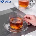 델리글라스 스택 커피잔 세트 210ml (CF001 L12) / 8개 단위로 주문해주세요 : 두보키친