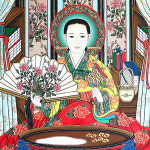 대신할머니탱화 족탱화 (50x70) 불교용품 탱화 액자 : 동방불교사