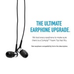 Comply 175010111 아이솔레이션 소음 제거 메모리 폼 이어폰 팁 Anker Soundbuds KZ ZST SoundPEATS Q30 Symphonized NRG 30 및... 