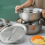 멀티채반 채칼 믹싱볼세트 깊은스텐볼 대형 : HNTmall