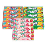 크라운 마이쮸 스틱 핑크리치+애플망고+캔털루프멜론 44g, 각15개, 총45개 : 스윗몬365