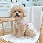 개달당 브라운 퍼피 강아지 벨크로 하네스 가슴줄 산책 4size : 개달당