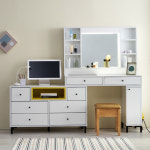 동서가구 제이스 1200 LED 화장대+공간박스 DF915155 : 주식회사 동서가구