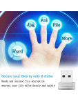 지문인식기 U7 U8 USB 지문 판독기 Windows 10 Hello PC 노트북용 암호 없는 로그인 모듈 : 하이로그