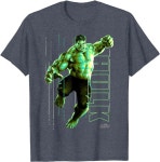 반팔티셔츠 남성핏 어벤져스 인피니티 워 헐크 Avengers Hulk / Jump Smash Merch 굿즈 캐릭터 티셔츠 마블 Marvel : VINYL MANIA