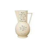 프랑스 모던 레터링 글자 디자인 빈티지 꽃병 꽃꽂이 세라믹 도자기 엔틱 화병 : 리빙프리