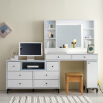 동서가구 제이스 1200 LED 화장대+공간박스 DF915155 : 주식회사 동서가구