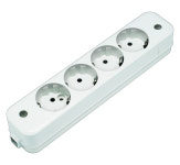 현대일렉트릭 KS 접지 노출 4구 콘센트 직각 : 참조명