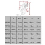 Alconstar 오토바이 레이싱 모터용 오리지널 카브레타 FCR33 FCR38 FCR40 FCR33mm 38mm 40mm Keihin CRF450 S450 Husqvarna450... 