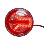 12-24V 29LED 회전 신호 브레이크 작동 테일 스톱 라이트 라운드 트레일러 : 미니 퐁퐁