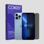 코커 사생활보호 아이폰 액정 보호필름 아이폰13, 2매입 : COKER