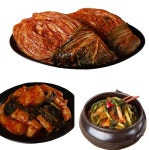 정담채 김치 3종세트 11kg (포기5+총각3+열무물3) : 비타상사