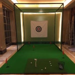 골프 타격 매트 골프장 스크린 아웃도어실내 연습매트 : 간단직구몰