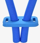 [수영용품] 아쿠아봉 사각 연결클립 파랑 / 아쿠아스틱 커넥터 누들 펀스틱 플레이스틱 수중재활 : 치매예방 실버플레이1330