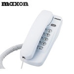 화이트 유선전화기 MS-103 발신자표시 빅버튼 맥슨 벽걸이 겸용 : SMART HANI