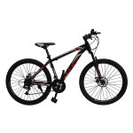 입문용 MTB 자전거 시마노 21단 클릭 프라임26D 블랙레드 미조립, 66cm(26인치) : 클릭 자전거