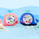 어린이집 여름 만들기 키트 고래 무드등 5인용 투명반구 저학년 노인 어르신 미술 체험 : 갈고리제이