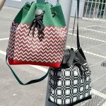 여행갈때가방 복주머니 니트 복조리 크로스백 자가드 가방 : 혜니쌀롱