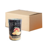 씨엘푸드 황도슬라이스 400g 24개 (박스) : 당장만나