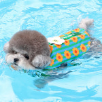 이츠독 아이스 팝핑 강아지 구명조끼 물놀이 래쉬가드 수영복 바캉스 : 슈가몽