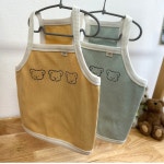 (국내제작)멈무이 곰세마리 나시티 강아지여름옷 애견나시티 와플티 : mummui