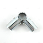 무용접 파이프 연결 90도 고정 티 클램프 20mm 직각 조인트 아시바 비닐하우스 선반 : 장서마켓