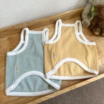 (국내제작)멈무이 곰세마리 나시티 강아지여름옷 애견나시티 와플티 : mummui