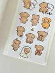 말랑콩떡 콩 / 포슬포슬 고미 씰스티커 : 고미콩