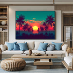 열대의꿈 A1 무광오크 알루미늄액자 : 신원액자랜드