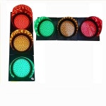 교통 신호등 실습 교육용 도로 차량 운전실습 LED 3구 : 이단옆치기