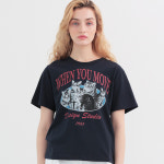 ANIMAL GRAPHIC T-SHIRT (CAT) : 웬유무브