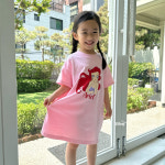 여아 공주원피스 아기 키즈 여름 봄 백설공주 자매룩 어린이집 등원룩 아동복 : 프린세스라엘 주니어키즈